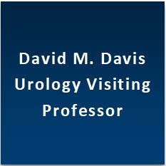 David M Davis Urology Visiting Professor 2026 Banner